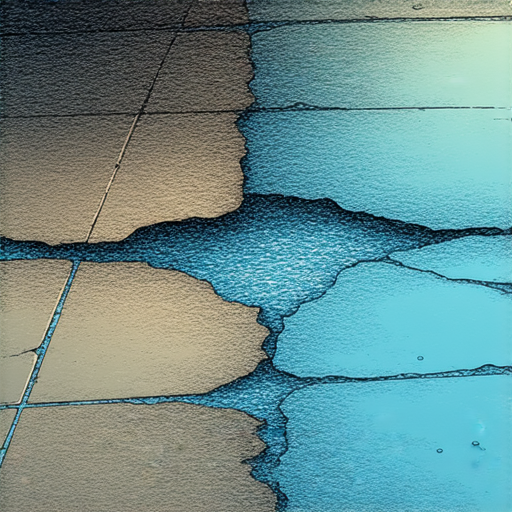 地台漏水的現象及其潛在危險，顯示漏水情況與可能導致的結構損壞，提醒人們立即檢查漏水問題以確保居家安全及避免健康風險。