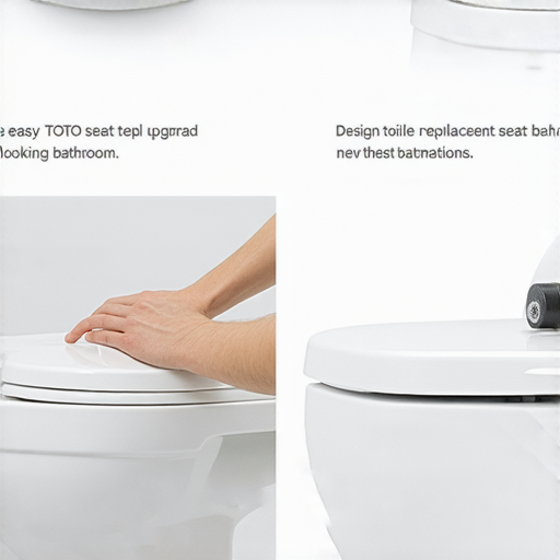 輕鬆更換TOTO馬桶蓋的步驟圖解，展示了工具準備、舊蓋拆卸及新蓋安裝過程，讓你的衛浴空間煥然一新，提升使用舒適度。