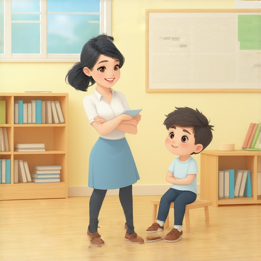 一位外籍老師與學生進行一對一英語學習，專注於「復發」的語言技巧，提升學生的語言能力和信心，營造良好的學習環境。