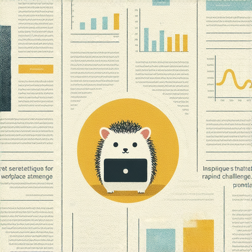 刺猬職場秘密揭示逆轉離職潮的技巧，展示快速升職方法的圖示，包含關鍵字技巧、升職、離職潮，幫助職場人士提升競爭力。