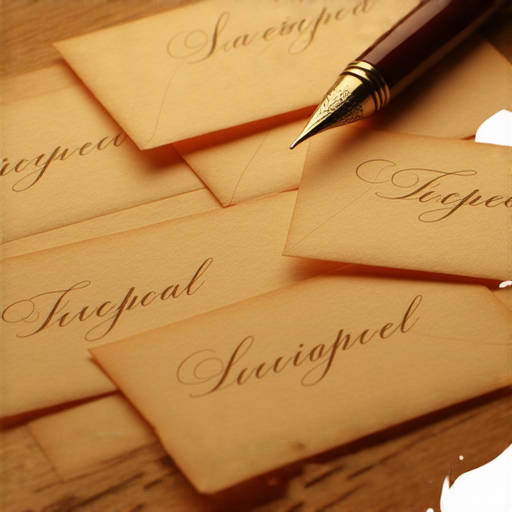 心靈的寄託主題圖片，展示五封英文信件寫作秘訣，強調情感與職涯的升華，背景為書信與手寫筆，營造溫暖與啟發的氛圍。