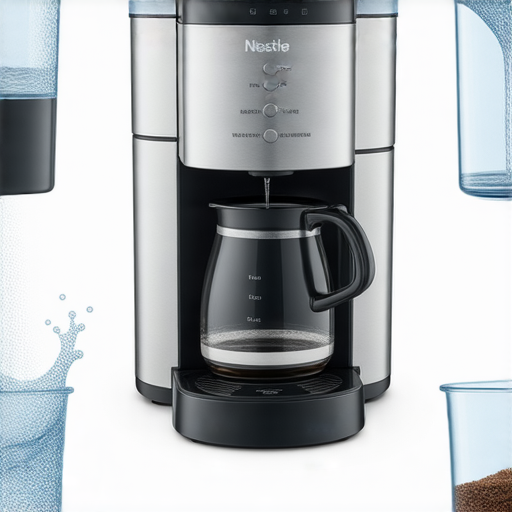 雀巢咖啡機漏水的圖片，展示了五個可能的原因與解決方案，包括水箱問題、濾網堵塞、管路損壞、密封圈老化與不當操作，幫助用戶排查故障。