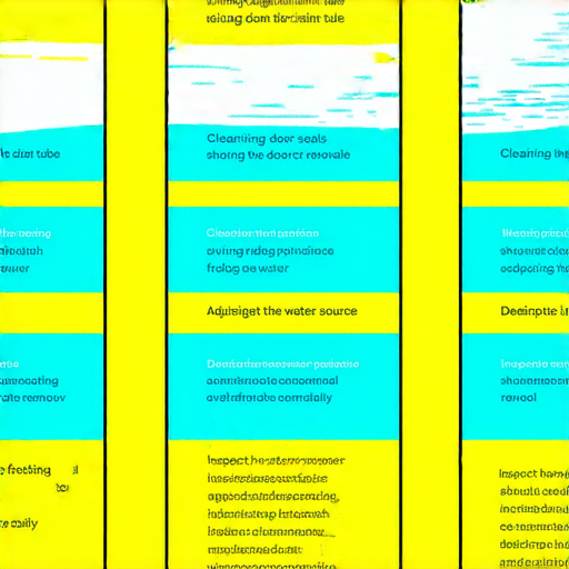 冰箱漏水問題解決方法，展示五種快速修復技巧，包含清潔冰箱排水管、檢查密封條、調整冰箱位置、清理冰霜及檢查水源，幫助用戶有效排除漏水困擾。