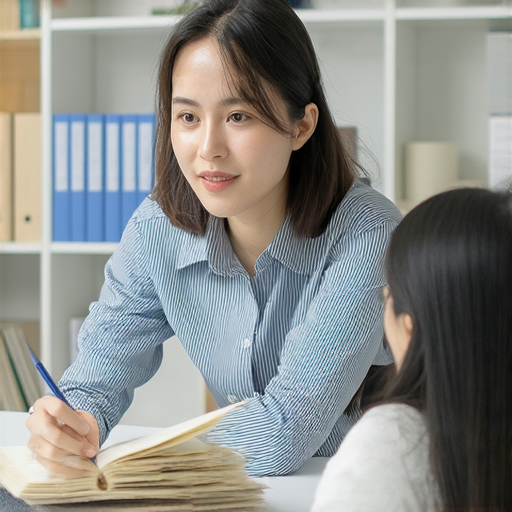 外籍英文老師一對一教學場景，老師專注指導學生，學習氛圍輕鬆。立即體驗專業教學，讓你的英語能力瞬間升級，開啟流利溝通的旅程。