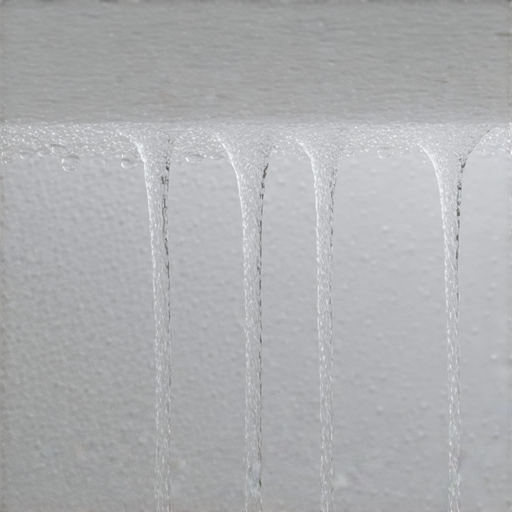 浴室假天花上顯示滴水現象，水珠沿著邊緣流下，旁邊有漏水跡象與水滲透痕跡，提醒人們注意潛在的水患損失與隱藏問題。