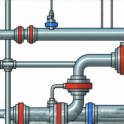 揭開電磁閥水管的奧秘，展示高效能的水管系統，強調電磁閥的運作原理及其在提升管道效能中的重要性，背景為清晰的水管佈局及電磁閥安裝圖。