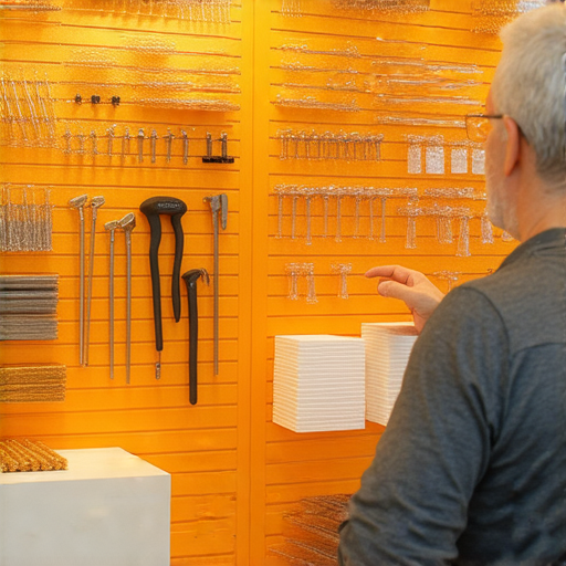 水電材料行展示各種水電材料，專業人員講解選購秘訣，提升工程品質的重要性，吸引消費者了解選擇合適材料的技巧。