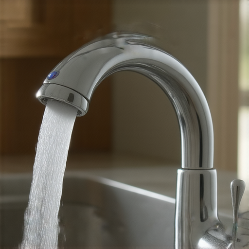 水龍頭潤滑劑應用於水龍頭，展示潤滑劑後的亮麗效果，水龍頭光滑如新，提升水流效果，強調神奇潤滑效果，讓家居維護更輕鬆。