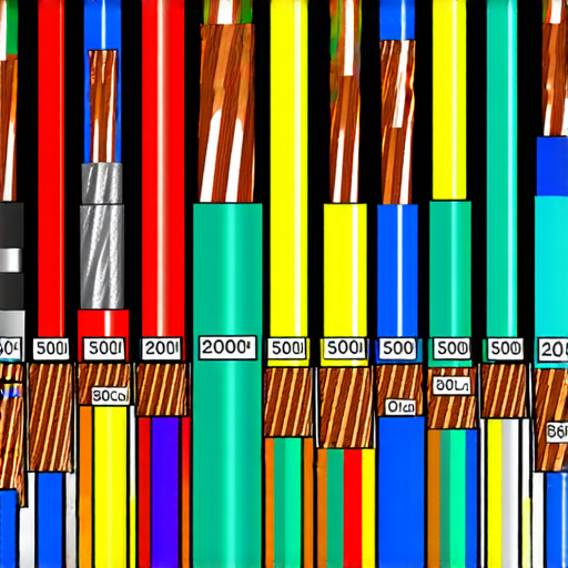 驚人的電線產品展示，強調其價格差異，吸引消費者注意。圖片中顯示多款電線樣品，背景為科技風格的設計，旨在揭秘選擇背後的真相。