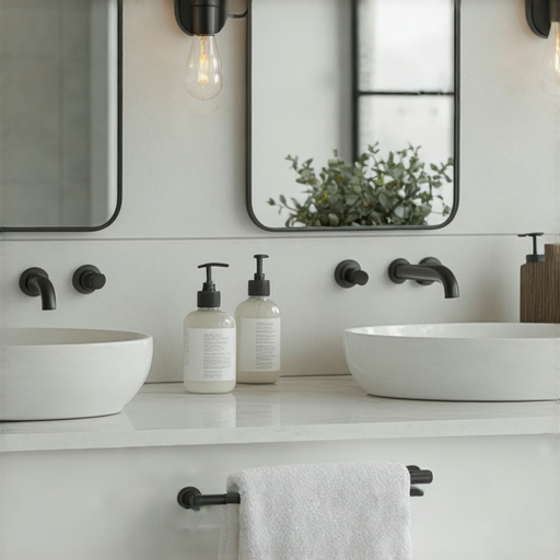 揭密十大洗手盆牌子與水龍頭品牌的圖片，顯示各款夢幻衛浴設計，包含現代與經典風格的洗手盆及水龍頭，適合各種衛浴空間的搭配選擇，讓你打造理想衛浴。