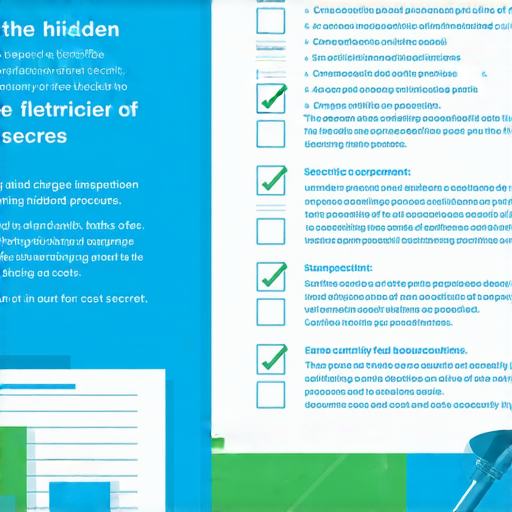 電力檢查收費相關圖片，揭示隱藏的費用秘密，展示電力檢查的標準流程，讓讀者驚訝於收費背後的真相和影響，強調透明度與公正性。