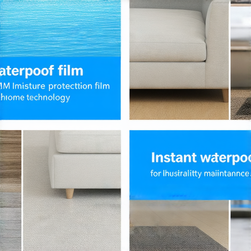 3M膠膜展示，瞬間防水技術揭開神秘面紗，強調家居防潮效果，讓家庭無懼潮濕，適合各種表面，提升居住空間舒適感。