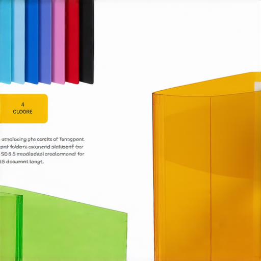 揭開透明文件袋的秘密 A5尺寸文件袋展示 各種顏色和設計 圖片展現如何選擇完美的文件袋 增添文件魅力 方便收納與整理 吸引注意的辦公文具選擇