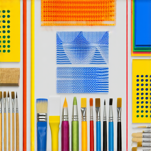 破解易印刷的秘密，展示印刷技巧的視覺，讓你的作品脫穎而出，包含各種印刷材料和工具的擺放，突顯專業印刷環境和創意過程。