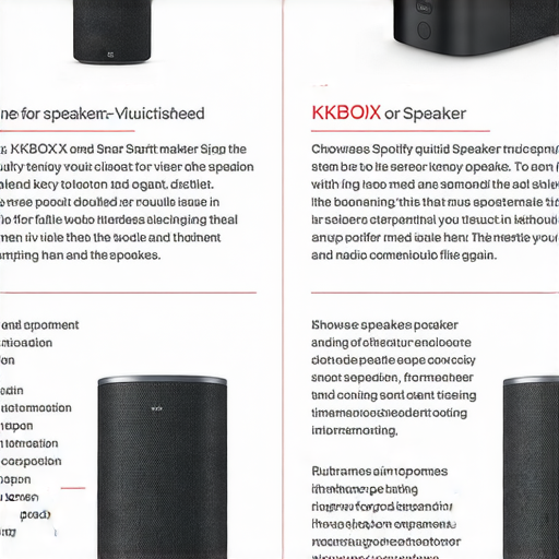 KKBOX與Spotify音響維修攻略圖，展示音響問題診斷與解決步驟，讓使用者能快速修復智能音響，重拾音樂生活。