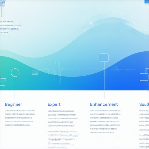 音響入門技巧精華圖，展示從小白到高手的學習過程，強調音質升級的重要性，並介紹專業維修服務，提升音響性能，提升使用者體驗。