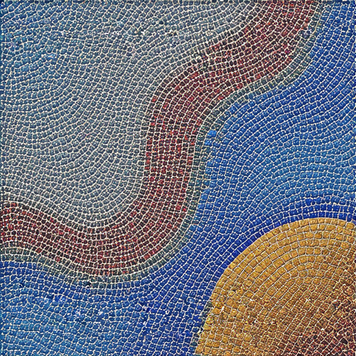 探索捷克的隱秘之美，展示馬賽克藝術獨特細節的圖片，背景中可見色彩斑斕的馬賽克作品，突顯出藝術背後的深厚歷史與文化，讓人驚豔與啟發。