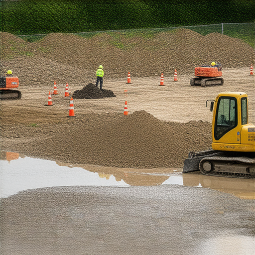 大水坑單車公園搬遷現場，工人進行修建，背後隱藏的真相逐漸浮現，揭示未公開的秘密，吸引關注與討論，展示公園改建的影響與未來發展。