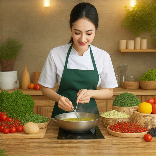 學會燉湯英語技巧的外籍老師教學，學生與老師一對一互動，打造流利口語的生動場景，學習過程中融入料理體驗，提升英語學習興趣和實用性。