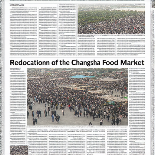 長沙灣副食品市場搬遷引發熱議的新聞圖片，展示南門市場新址以及黑門市場未來的替代方案，吸引市民關注與討論。