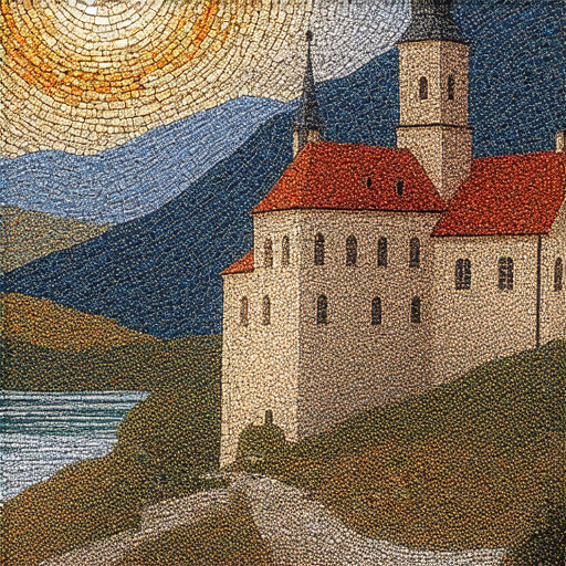 捷克馬賽克藝術作品展示，色彩斑斕的馬賽克拼貼，背景文化遺產與歷史故事相結合，揭示捷克神秘面紗的魅力，邀您探索藝術的深層意義。