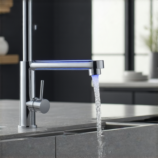 3M三合一LED水龍頭展示， featuring創新設計及多功能優勢，完美融合照明與水流，提升廚房生活品質，立即了解水龍頭科技的未來趨勢。