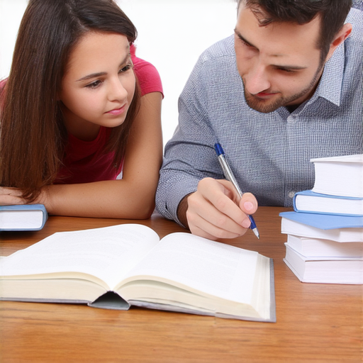 外籍英文老師一對一教學場景，學生與老師認真互動，課桌上有英語教材與筆記，強調流利英語學習和專屬教學體驗，適合想提升英語能力的人。