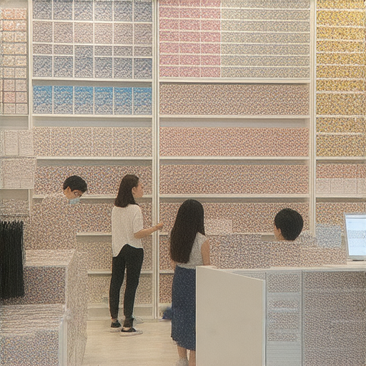 旺角數碼印刷的創意作品展示，色彩鮮豔的印刷樣本，顧客正在挑選專屬設計，強調快速服務和數碼印刷技術，帶出專業與創意相結合的氛圍。