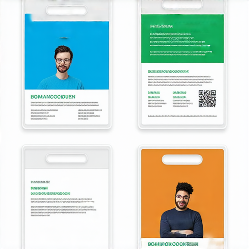 工作證印刷設計的多樣選擇以及色彩搭配，展示如何創造吸引力十足的工作證，揭示設計技巧和印刷秘訣，提升職場形象。