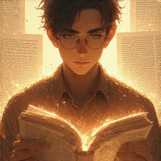 提升英文能力的祕訣，展示一位學習者專注於書籍和筆記，背景有激勵的標語，寓意從完善到改善，探索潛能與自我成長。