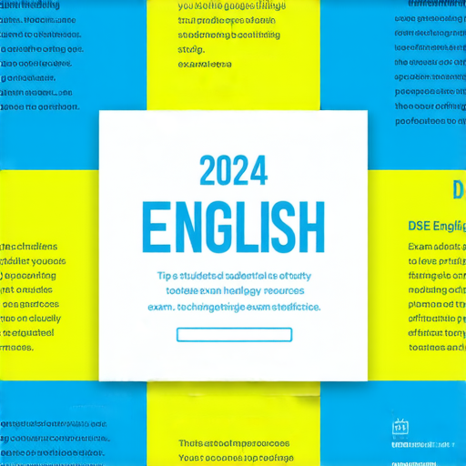 2024 DSE 英文考試的秘訣與成功策略示意圖，展示考試技巧、學習資源及備考建議，助你輕鬆應對考試挑戰。