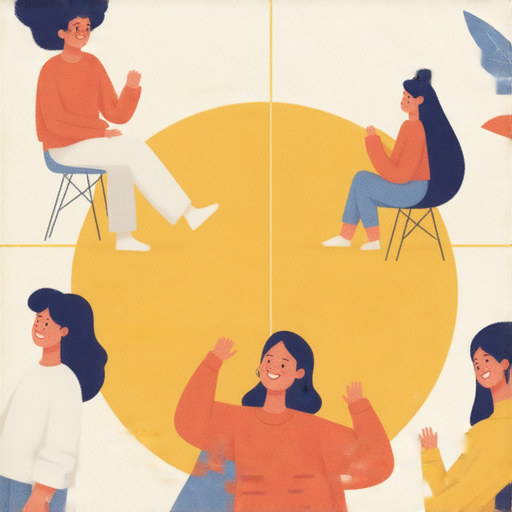 打卡英語展示如何用稱讚增強社交魅力的圖文，圖中包含多個人物互動，表現出愉快的交流氣氛和吸引人的社交技巧。