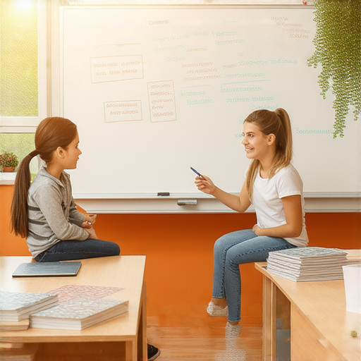 一對一外籍英文課程的學習場景，學生專注於老師的指導，透過互動提升英文交流技巧與溝通魅力，實現永結同心的學習目標。