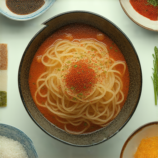 從欄杆到烏冬的美食背景，展示多種美食的真實呈現，包含美味的烏冬和精緻的料理，揭示食材來源及背後的故事，感受文化與味道的交融。