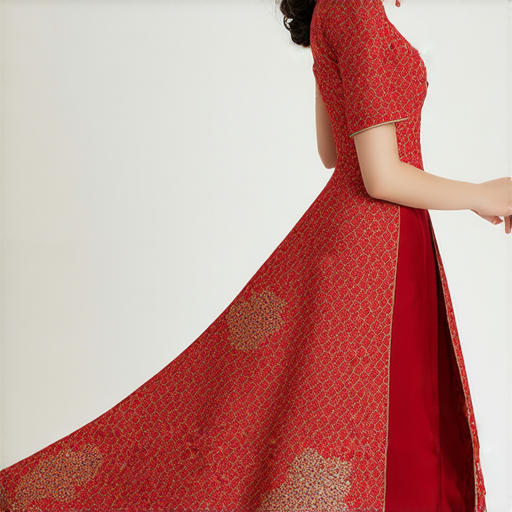 探索旗袍的魅力展示一位女性穿著精美旗袍，展現傳統與現代融合的設計風格，加強對於申請者如何成為下一位旗袍設計師的啟發和探索。