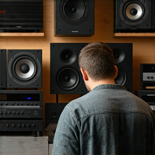 揭開牆線音響的奧秘，專業維修服務展示中，技術人員專注調整音響設備，提升音質，讓音樂體驗回歸極致。