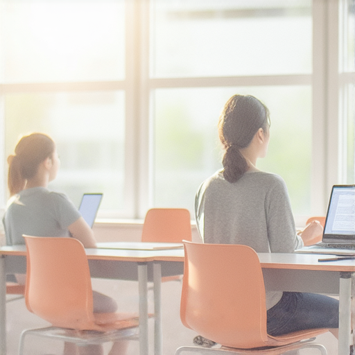 立即提升英文能力，體驗一對一外籍老師的專業教學，學習者專心上課，外籍老師指導熱情，背景設計現代明亮，營造愉悅學習氛圍。