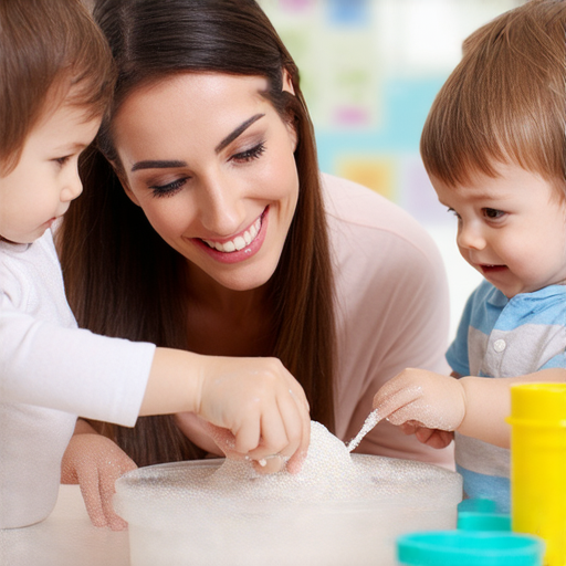 外籍老師與學生互動學習英文，專注於發現軟膠的魔力，教室內充滿趣味與創意，吸引人報名參加一對一英文課程。