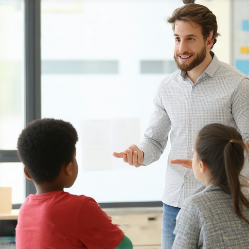 提升英文能力的外籍老師一對一教學場景，學生專心聆聽老師指導，互動熱烈，展現全新學習之旅的魅力，讓學習變得更加有趣和有效。