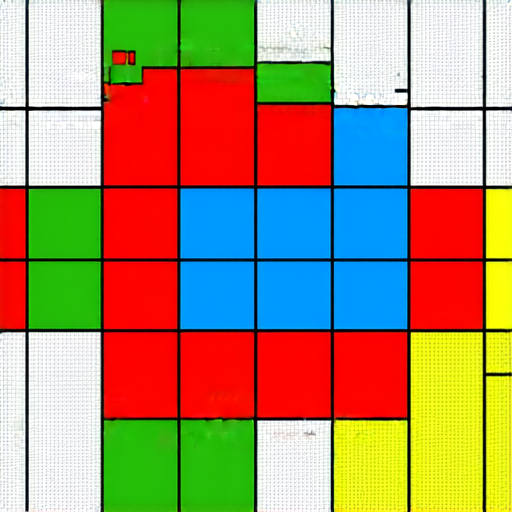 方格測試圖片，展示不同顏色和形狀的方格，旨在幫助你發現性格的秘密，揭示內心真實，立即參與測試，探索你的個性特徵。