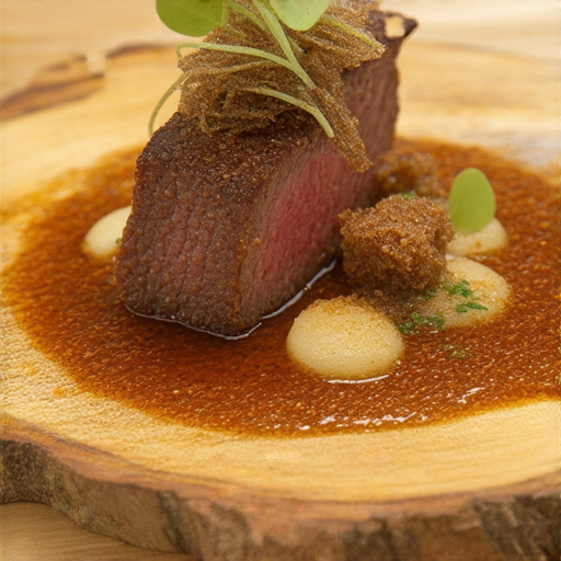 驚艷味蕾的木耳與牛腩完美結合，圖中展現豐富的食材色彩與質感，誘人美味的料理讓人垂涎，是一道不可錯過的佳餚。