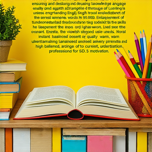 探索深度的圖片，展示9000單字英文的秘密，強調如何透過這些單字瞬間提升語言能力，背景包含學習工具和書籍，象徵進步與知識。