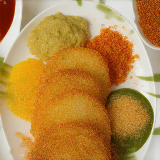 一盤金黃酥脆的薯餅，配上醬汁與蔬菜，展現英文中薯餅的多樣用法與歷史故事。傳遞美味與趣味的食物，讓人意想不到的驚喜。