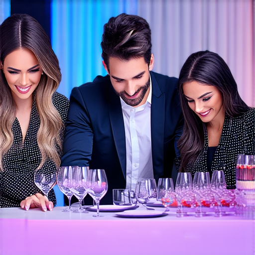 成功活動策劃過程中的工作人員進行實踐和舉辦準備，展示協作與創意，背景有活動佈置的場地，象徵著向卓越邁進的秘訣和方法。