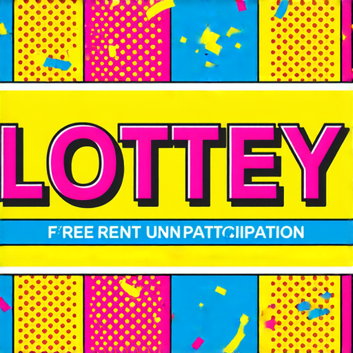 參加抽獎，輕鬆贏取免費租金的海報圖，背景色彩鮮豔，展現獎品和參加方式，吸引人們參與不容錯過的機會。