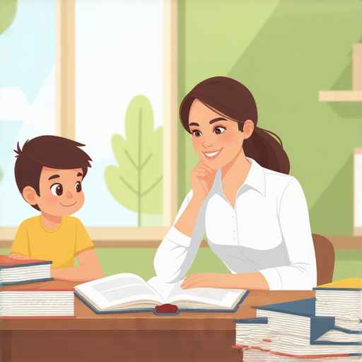 與外籍老師一對一學習英文的場景，學生專注聆聽，老師親切指導，展現互動學習的氛圍，開啟流利英語學習之旅，提升口語能力與自信心。