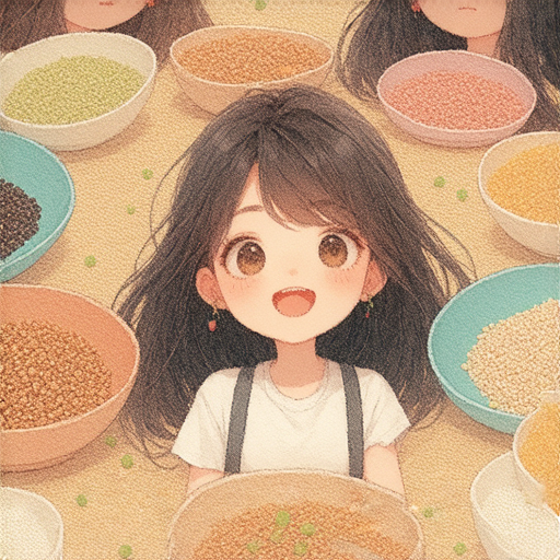 宿舍生活中的趣味場景，學生們圍坐在一起，分享芝麻相關的美食和故事，展現友誼與創意，探索宿舍生活與芝麻之間的奇妙聯繫。