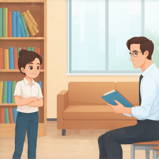 外籍教師與學生進行一對一英文教學，環境舒適，學生專注學習，展現出輕鬆互動的氛圍，打破英文學習禁錮，立即提升英語能力。