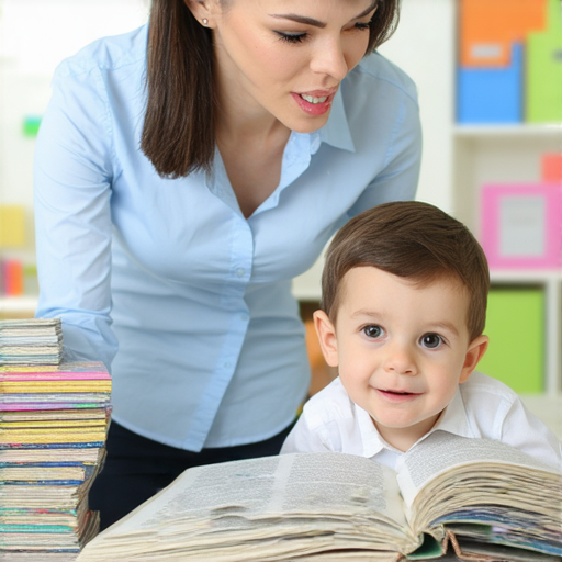外籍老師一對一教學場景，學生全神貫注學習，展示流利的英語口語能力，伴隨學習資料和互動氛圍，助你變身口語達人，立刻體驗英語流利的快感
