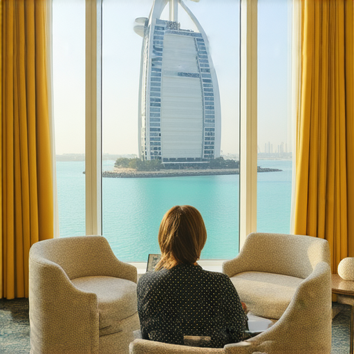 探索迪拜帆船酒店奢華的景觀，外籍老師一對一教學提升英文能力，豪華環境結合專業學習，讓您在文雅的氛圍中學習英語，立即預約。